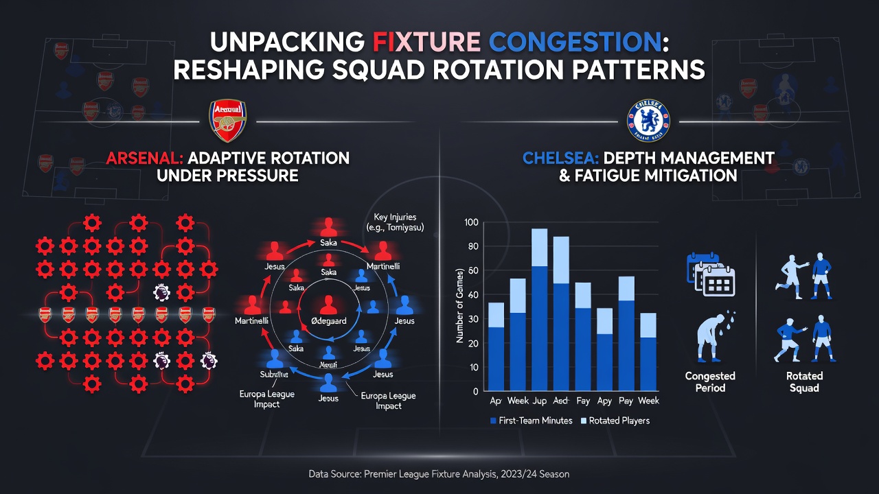 Chelsea squad rotation during congested autumn fixtures